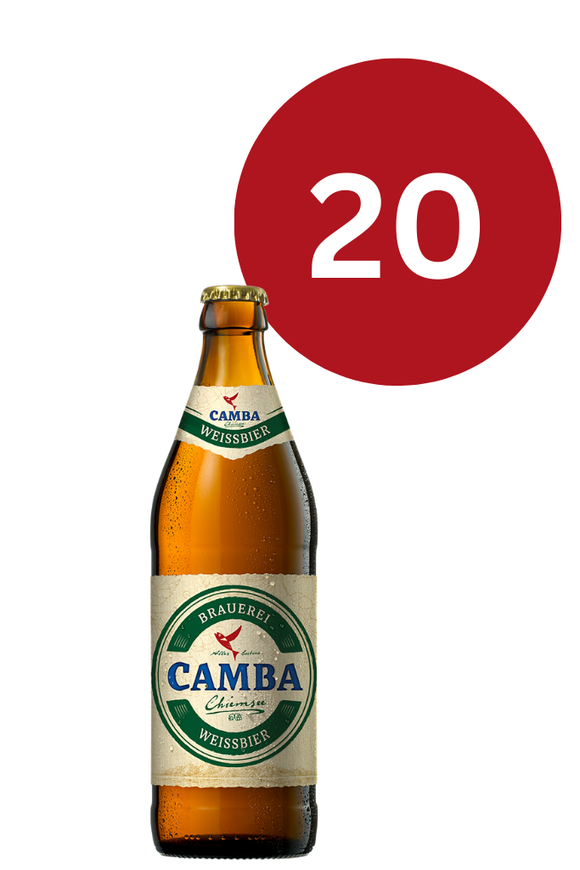 20-pack of Camba Weissbier